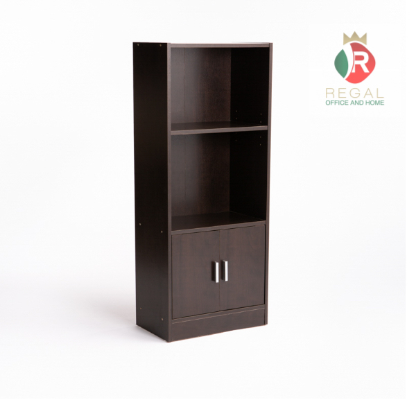 Cyrus Book Case 2 Door 2 Shelf