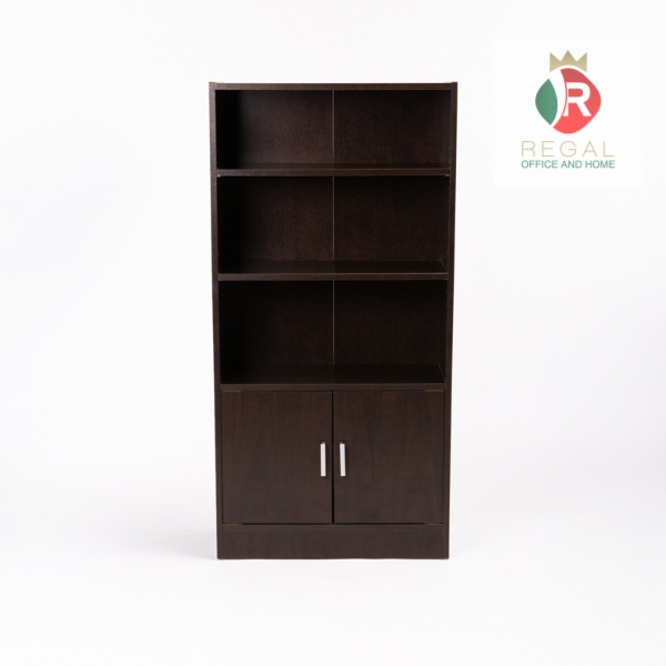 Cyrus Book Case 2 Door 3 Shelf
