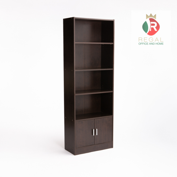 Cyrus Book Case 2 Door 4 Shelf