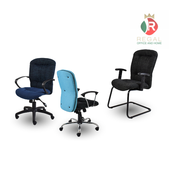 Fiona Hi Back Swivel Chair Fabric